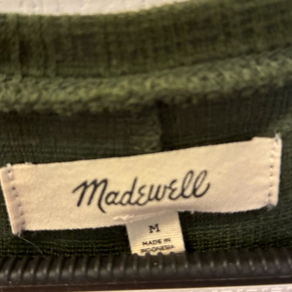 Madewell Forest Green Mini Dress - Picture 8 of 11